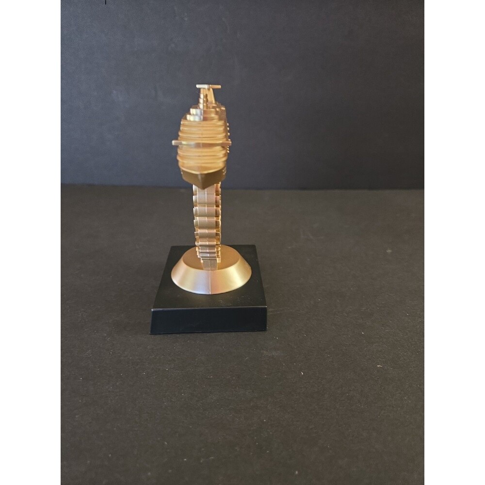 Carnival Dream Choose Fun Cruise Ship On A Stick Trophy Gold Collectible 5×4" - Picture 6 of 6